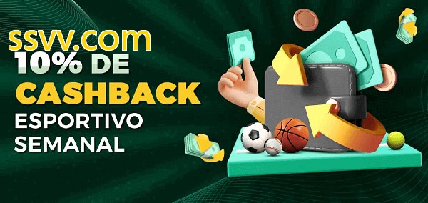 10% de bônus de cashback na ssvv.com