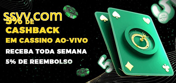 Promoções do cassino ao Vivo ssvv.com